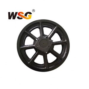Roues de galets avant pour <span class=keywords><strong>grue</strong></span> <span class=keywords><strong>sur</strong></span> chenilles <span class=keywords><strong>Liebherr</strong></span> LR1350 de 350 tonnes, pièces de rechange pour train de roulement de <span class=keywords><strong>grue</strong></span> de machinerie de construction - Product Image 1