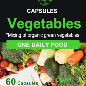 Suplemento Vegetal OEM/ODM, Mezcla Diaria de Polvo Vegetal Verde Plus Cápsulas de Alimentos Vegetales - Product Image 2