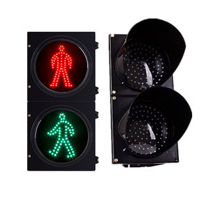 <span class=keywords><strong>Semáforo</strong></span> verde rojo de 300mm de la caminata del hombre del peatón - Product Image 1