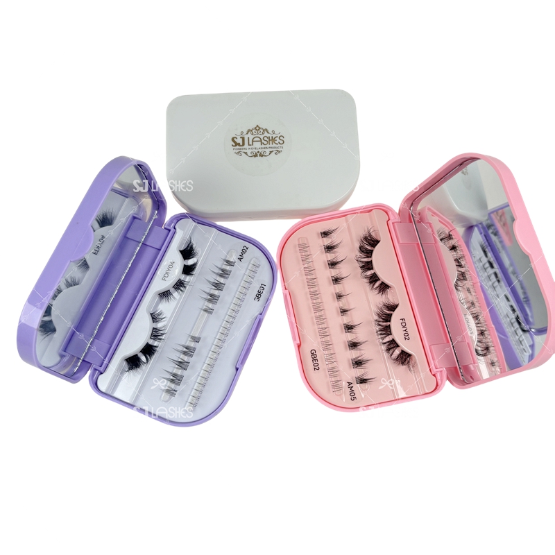 Haut et Lowr Lash Set avec Mirrow