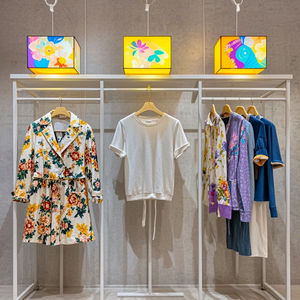 Attrezzatura Boutique appendiabiti a parete scaffali da esposizione per <span class=keywords><strong>uomo</strong></span> <span class=keywords><strong>abbigliamento</strong></span> moderno negozio di Interior Design - Product Image 5