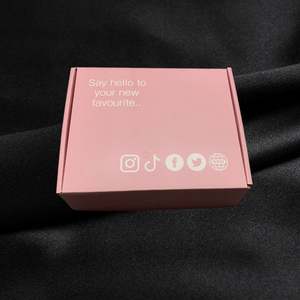 Custom Logo Brown Shipping <b>Boxes</b> Corrugated Mailer Gift Packaging Cardboard <b>Boxes</b> for for Small Business Black Big Paper Box - Product Image 5