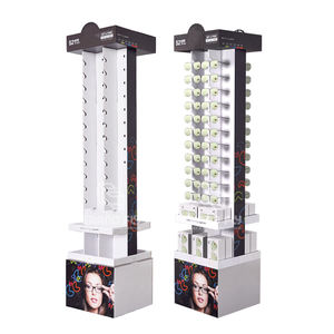 Exhibidores de Gafas de Sol de Metal con Marco Personalizado, Giratorio de 3 Lados, con Recubrimiento en Polvo, para Tienda de Gafas - Product Image 1