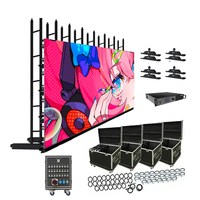 Schlüsselfertige Lösung 13x10ft Miet-LED-Bildschirm für Konzertbühnen Innen und Außen 500x500mm LED-Panel