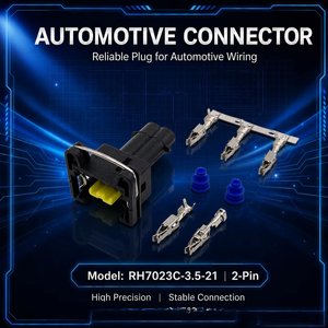 2 Pin TE EV1 Connectors Fuel Injector Connectors Auto Wire Harness <b>Socket</b> 829441-1 881739-1 DJ7023C-3.5-21 - Product Image 1