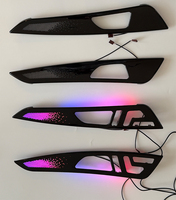 Autowellus RHD LHD Lumière décorative pour CLS W218 2012-2017 Kit de lampes d'ambiance LED 12V pour espace pieds, poignées et rangements de portes