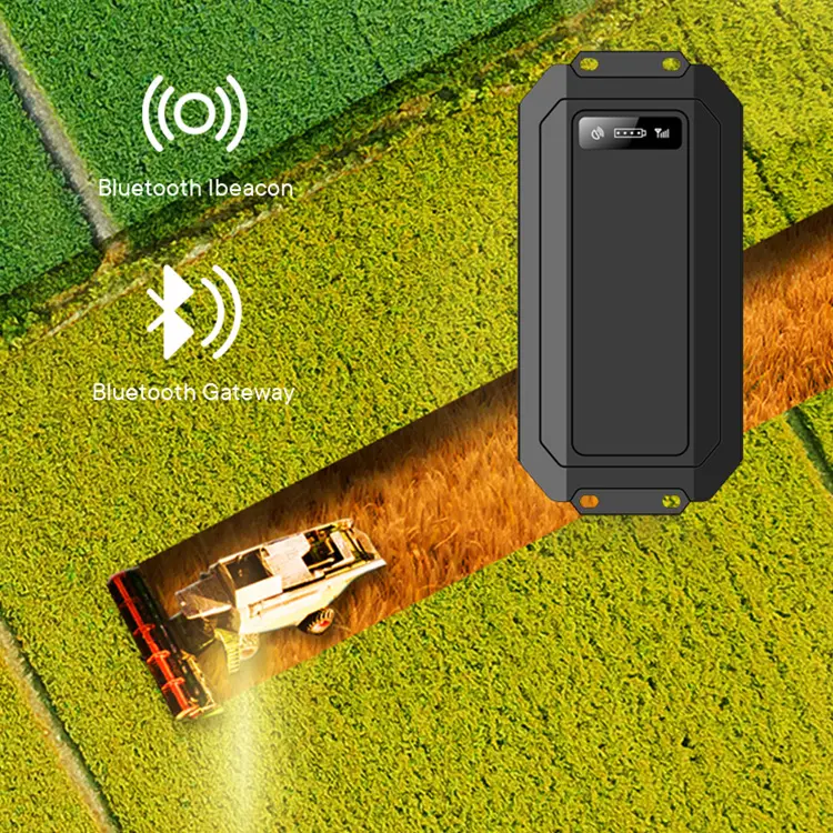 Kingwo BLE IP68 Tracker GPS con dispositivo di localizzazione GPS Wireless ricaricabile impermeabile con magnete