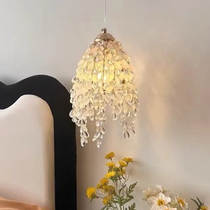 Nouveau design Lustre en cristal doré à branches, motif floral et pampilles en forme de pièces de monnaie, pour escalier, villa, hall - Product Image 3