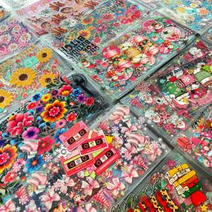 Popolare impermeabile e durevole UV DTF avvolge adesivo stampante stampa di trasferimento dei cartoni animati per tazze e bicchieri - Product Image 2