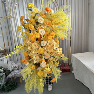 Arco di <span class=keywords><strong>Fiori</strong></span> Artificiali <span class=keywords><strong>Gialli</strong></span> IFG Eccellente per Decorazioni di Matrimoni, Feste in Casa e Palcoscenici - Product Image 2