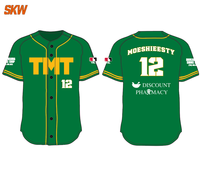 Maillot de baseball unisexe respirant personnalisé avec nom et numéro d'équipe, impression sérigraphique, maillots de baseball sublimés sur mesure