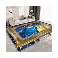 Vente en gros de grands tapis de salon en imitation cachemire imprimés de qualité supérieure tapis de chambre table basse dans le salon tapis tapis