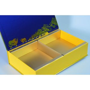 Caja de Cartón con Forma de Libro para Envasado de Alimentos Nutritivos, con Color y Tamaño Personalizados, Impresión Digital, Caja de Embalaje Magnética - Product Image 5