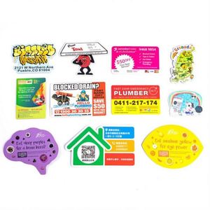 Autocollants de réfrigérateur en papier personnalisés, impression couleur, promotionnels, très demandés - Product Image 1