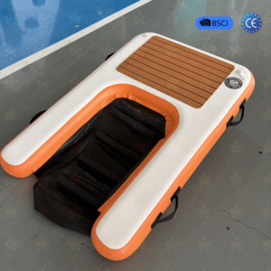 Échelle souple en PVC personnalisée pour chiens, plateforme à marches, <span class=keywords><strong>escalier</strong></span> pour animaux de compagnie, rampe gonflable pour chiens pour <span class=keywords><strong>piscine</strong></span>, lac, quai, bateau - Product Image 4