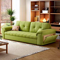 Multifunktionales 2-in-1 Konvertierbares Schlafsofa mit Stauraum und Zierkissen für Apartments