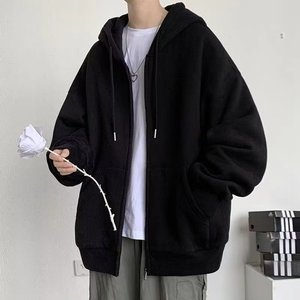 YWGH Herren-Pullover Frühling und Herbst Modelle Strickjacke Kapuzenpullover Lässige Steppjacke Freizeit-Oberteile Herren-Wintersportbekleidung - Product Image 1