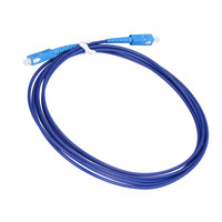Kabel Baja Spiral yang Dapat Disesuaikan untuk Luar/Dalam Ruangan 3.0mm Single Mode Sc/fc Fiber Optic Armored Patch Cord