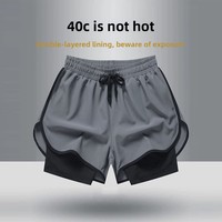 Shorts de sport mi-taille pour jeunes, séchage rapide, en polyester, pour baseball, football, course à pied, entraînement sportif, marathon et fitness
