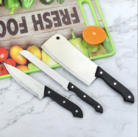 Keukenaccessoires 9-in-1 handmatige messenset van roestvrij staal met duurzame fruitmes, schaar en snijplank van kunststof voor de keuken