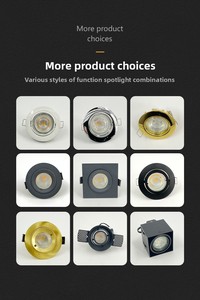 Foco LED comercial <span class=keywords><strong>de</strong></span> diseño moderno, luz <span class=keywords><strong>de</strong></span> <span class=keywords><strong>techo</strong></span> empotrada negra para cocina, dormitorio, sala <span class=keywords><strong>de</strong></span> estar, luz descendente <span class=keywords><strong>de</strong></span> <span class=keywords><strong>techo</strong></span> interior - Product Image 6