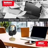 Support de casque BH Premium, support de rangement, organisateur, support de fixation pour casque, pour bureau