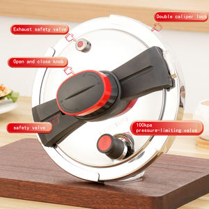 Casserole à pression à <span class=keywords><strong>induction</strong></span> en acier inoxydable DMD 304SS, écologique, <span class=keywords><strong>20</strong></span> <span class=keywords><strong>litres</strong></span>, pour usage domestique, avec support de casserole à verrouillage facile, composite - Product Image 3