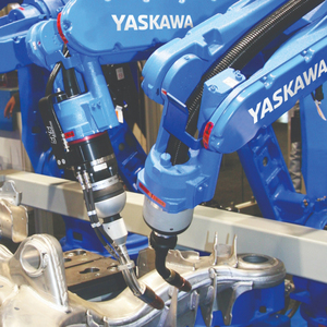 Machine de soudage et de découpe de tuyaux en acier avec bras robotisé industriel - Product Image 1