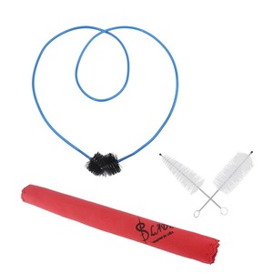 Juego de cuidado de limpieza de mantenimiento de trompeta, incluye cepillo de boquilla, cepillo de válvula, cepillo de serpiente Flexible, paño de limpieza - Product Image 6