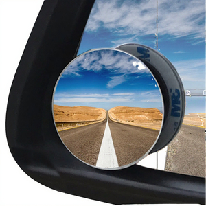 Miroir d'angle mort SHAWYAN de haute qualité en ABS à clipser, cadre convexe, petit miroir de voiture réglable à 360 degrés, accessoire extérieur de rétroviseur - Product Image 3