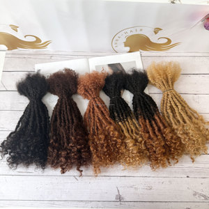 Nouveau produit de haute qualité Lisa Locs Dreadlocs pour hommes et femmes noirs 100% cheveux humains en gros Crochet crochet <span class=keywords><strong>Dread</strong></span> Extension - Product Image 2
