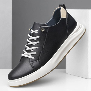 Chaussures pour hommes invisibles augmentant la taille de 8 cm, chaussures de sport et de loisirs respirantes, toutes saisons, en cuir véritable - Product Image 4