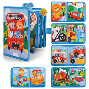 Libro <span class=keywords><strong>di</strong></span> Attività Montessori per Bambini 1-3 Anni, Giocattolo Educativo da Viaggio, Regalo Unisex per Compleanno e Natale - Product Image 3