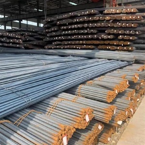 Barre d'armature en acier au carbone nervuré, déformée, laminée à chaud, pour la construction en béton - Product Image 4