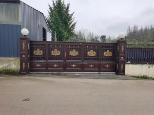 Phổ biến nhất trong <span class=keywords><strong>2025</strong></span> biệt thự Cổng ngoài trời kim loại lối vào trượt lớn chính nhôm cổng thiết kế mới - Product Image 3