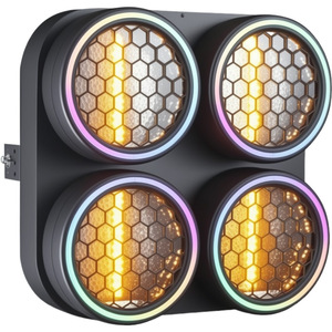 Jiechuang Four Eye Matrix Retro <b>Light</b> Strip Radiant Indoor Stage Lighting - Product Image 2