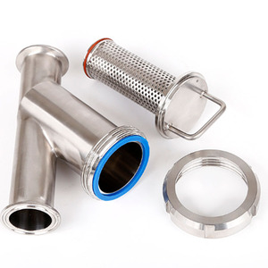 Sanitaria de acero inoxidable filtro de tipo <span class=keywords><strong>Y</strong></span> filtro con la cesta para bebidas cerveza máquinas - Product Image 6