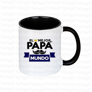Tazza Personalizzata per la Festa del Papà, Tazza in Ceramica da 11-15 oz con <span class=keywords><strong>Nome</strong></span> Personalizzato, Tazza da <span class=keywords><strong>Caffè</strong></span> e Birra, Regali Promozionali Aziendali - Product Image 4