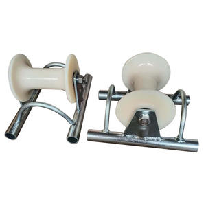 Carro de Cable Recto Montado en el Suelo con Tubo de Acero, Ruedas de Nailon y Aluminio, Bandeja de Cable Plana - Piezas de Transmisión de Energía - Product Image 4