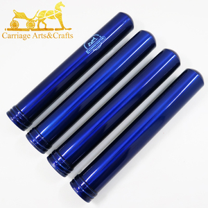 Tubo per sigari in metallo tubo per imballaggio in alluminio colore metallico - Product Image 6