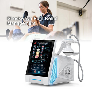 Máquina Portátil de Terapia de Ondas de Choque Focalizadas de 7 Cabezas, Dispositivo de Fisioterapia con Almohadillas de Silicona para Alivio del Dolor y Relajación Muscular - Product Image 1