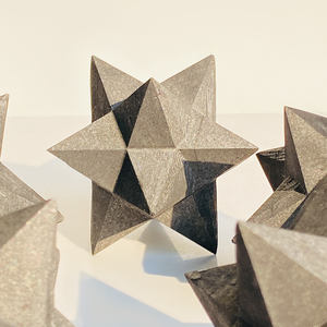 Grosir produk Spiritual kristal batu penyembuhan bintang Shungite ukiran untuk meditasi - Product Image 2