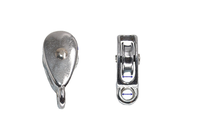Poulie simple et double mouvement fonte zinc cuivre galvanisé poulie de levage rotative en fonte peut être emballage personnalisé