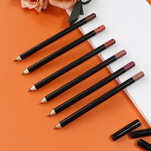 Хит продаж: водостойкий карандаш для губ с высокой пигментацией, под собственной торговой маркой, с возможностью нанесения логотипа, гладкий, OEM, темно-коричневый карандаш для губ, OEM-косметика, карандаш для губ - Product Image 2