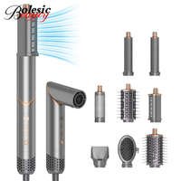 Styler multifonction 8 en 1, vente en gros, 110000 tr/min, sèche-cheveux pliable haute vitesse, ensemble de brosses à air chaud professionnelles, styler ionique pour cheveux