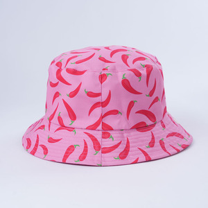 Unisex Chất Lượng Cao Màu Hồng Có Thể Đảo Ngược Xô Mũ Đầy Đủ In Logo Thêu Cho Mặt Trời Bảo Vệ Cho Du Lịch Và Câu Cá - Product Image 5