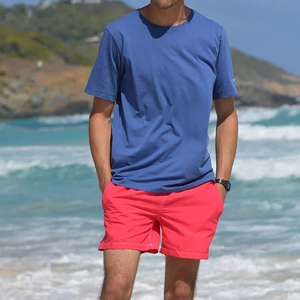 Cantidad mínima de pedido: Camiseta informal de manga larga con estampado playero y logotipo, camiseta personalizada de algodón transpirable para hombre - Product Image 4