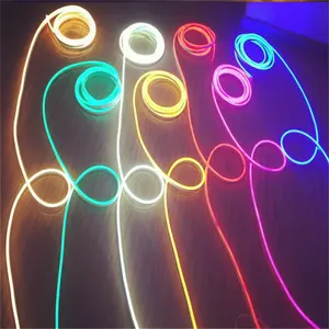 Round shaping free tube sostituisci glass neon SMD RGB 5050 IP67 new round 360 Led Neon Rope Light 14mm 16mm Led Neon IP67