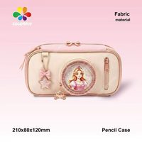 Ensemble de papeterie princesse rose mignon, carnet à spirales A5 couverture rigide avec trousse, stylo à bille, fournitures scolaires, prix d'usine