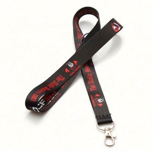 Lanières porte-clés en polyester personnalisées en gros avec options d'impression offset et sérigraphie – Option promotionnelle pour logo - Product Image 3